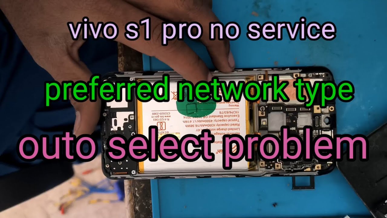 Vivo s1 pro no service no network problem solution|Preferred network note working solution