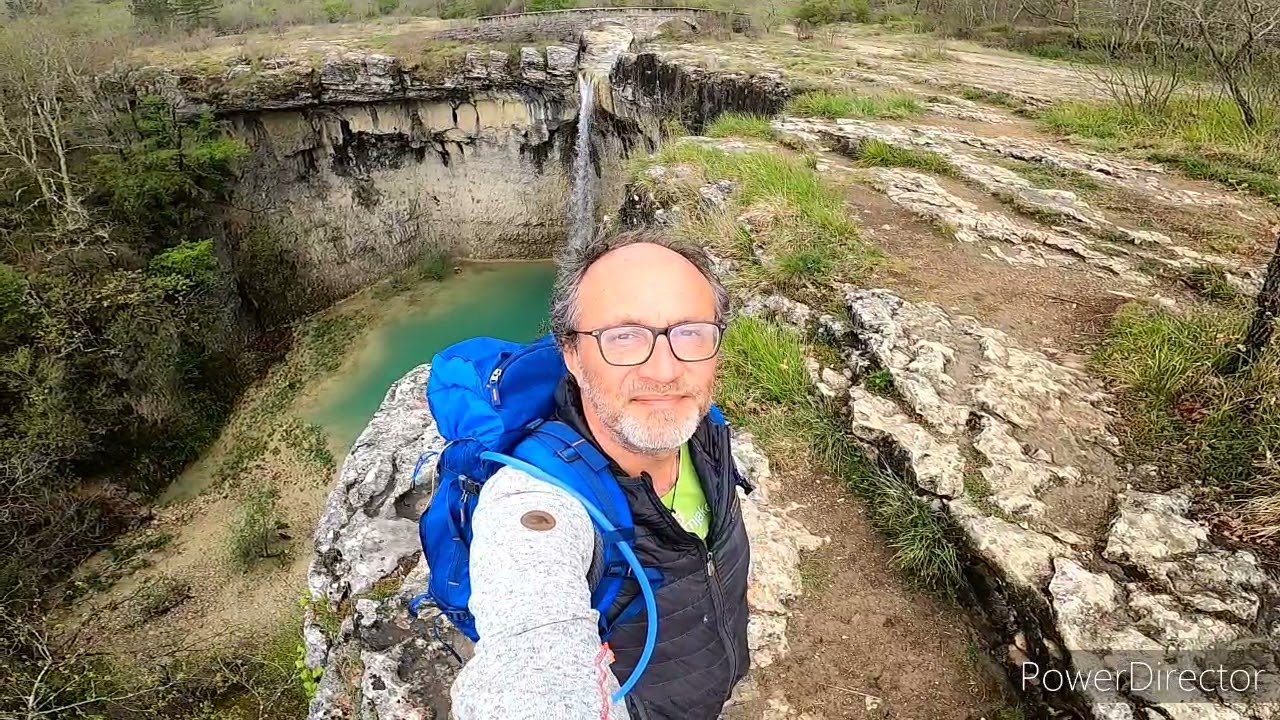Central East Istria on foot with dog, 3 waterfalls...