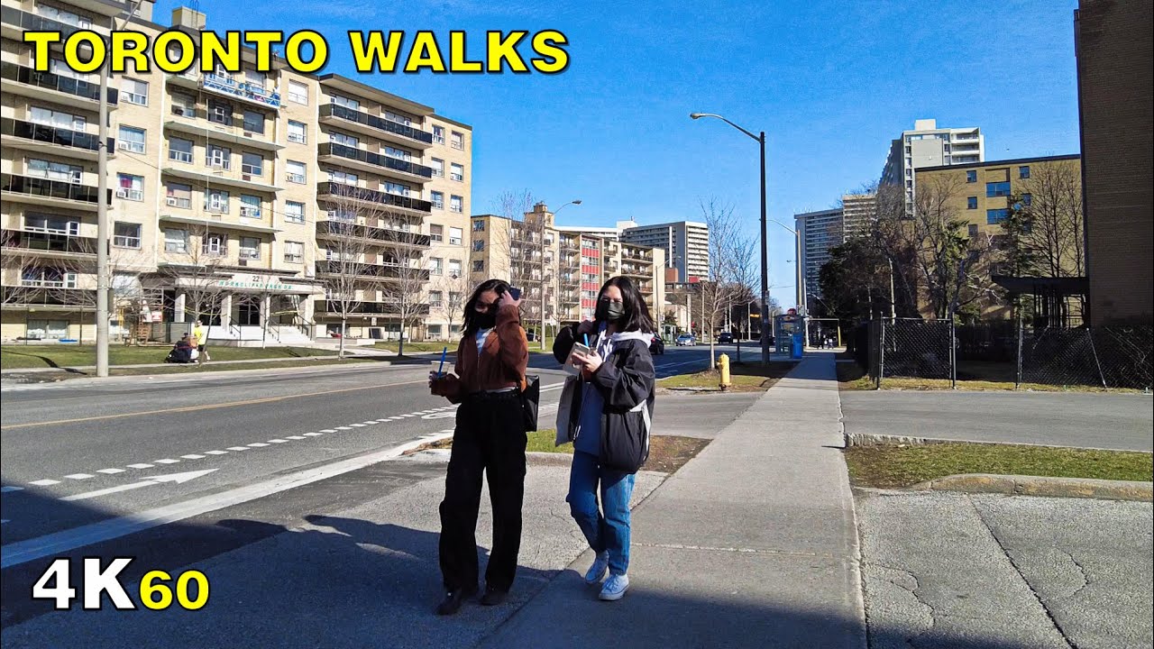 Thorncliffe Park Toronto Neighbourhood Walk (March 29, 2021)