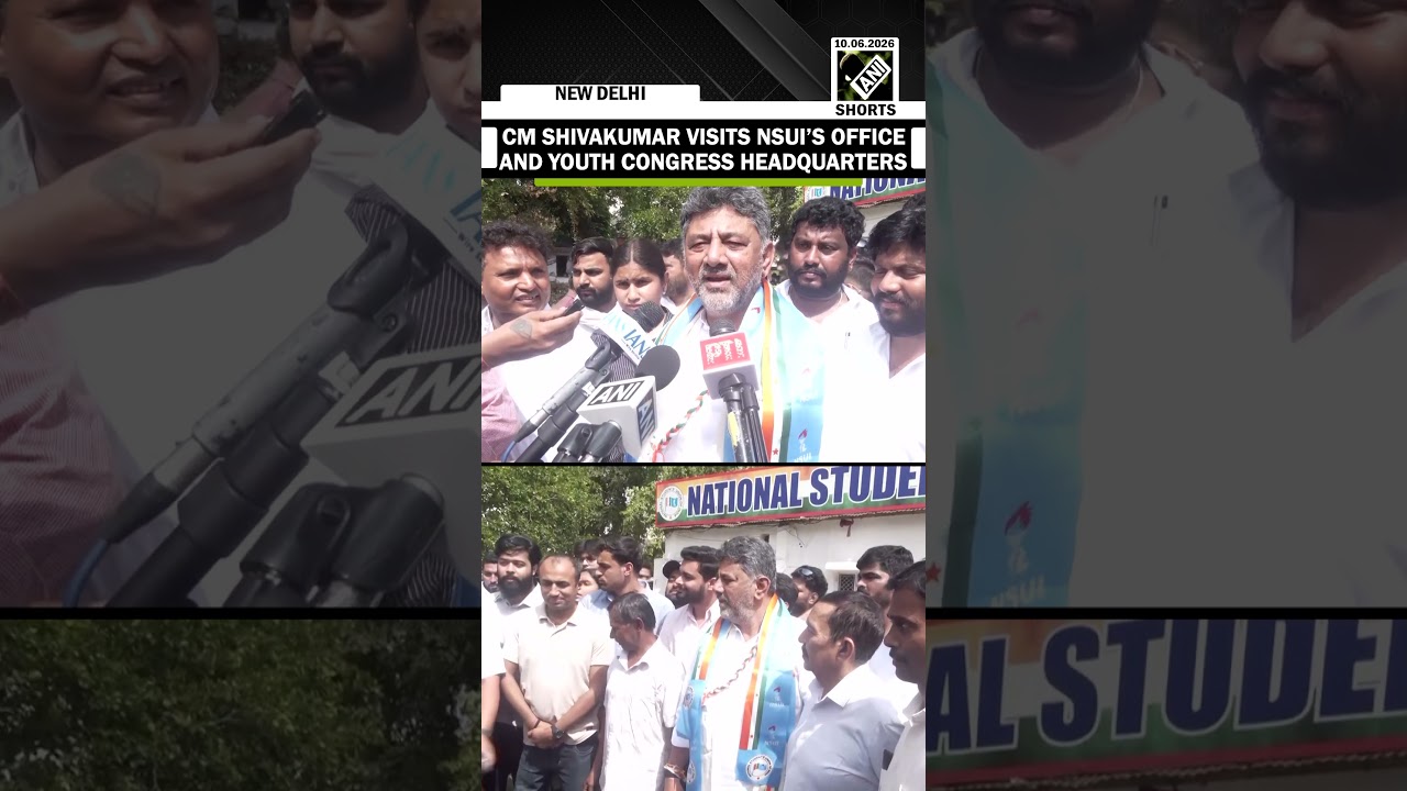 Karnataka CM DK Shivakumar visits NSUI&rsquo;s office and Youth Congress headquarters in Delhi