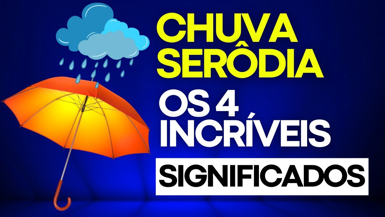 Chuva Ser&ocirc;dia na B&iacute;blia: Os 4 significados que POUCOS CONHECEM!