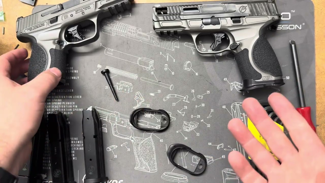 Floyds custom shop M&P compact Metal frame Magwell install