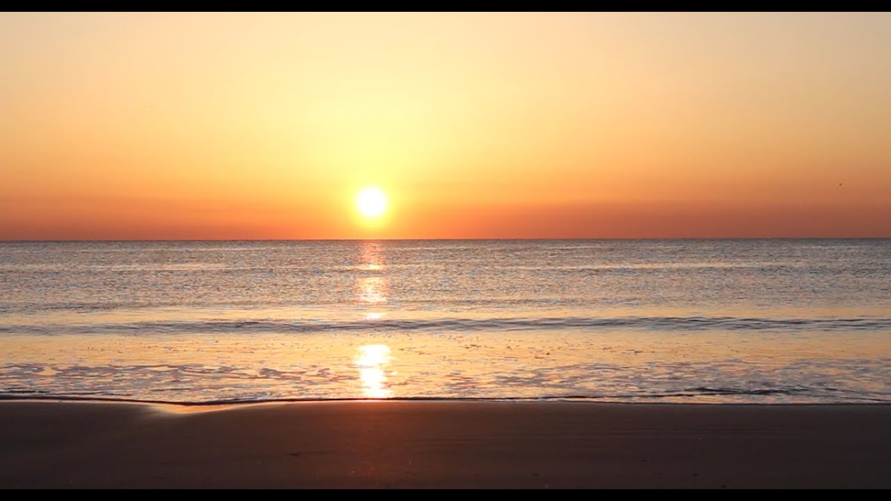 🔴 Miami Beach Sunrise - Florida 30 minute Meditation - Sleep - Baby White Noise.