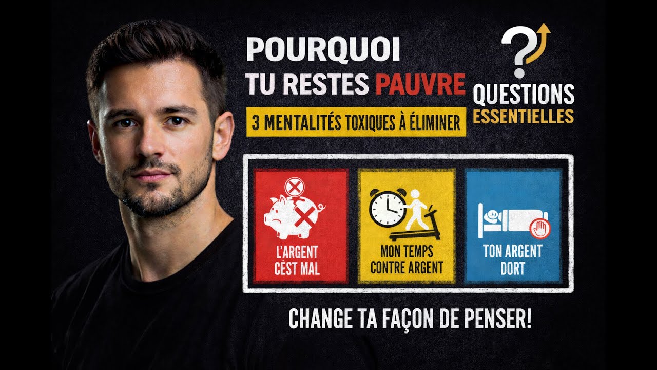 Pourquoi tu restes PAUVRE (3 mentalités toxiques à éliminer)