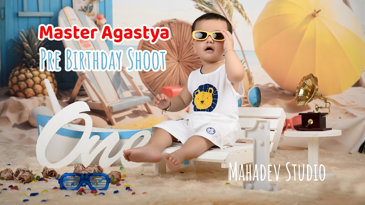 Pre Birthday Shoot | Baby Shoot | One Year Baby Shoot | Agastya Cake Smash Video shoot
