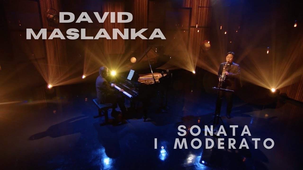 David MASLANKA Sonata for Alto Saxophone and Piano I. Moderato | Wonki Lee