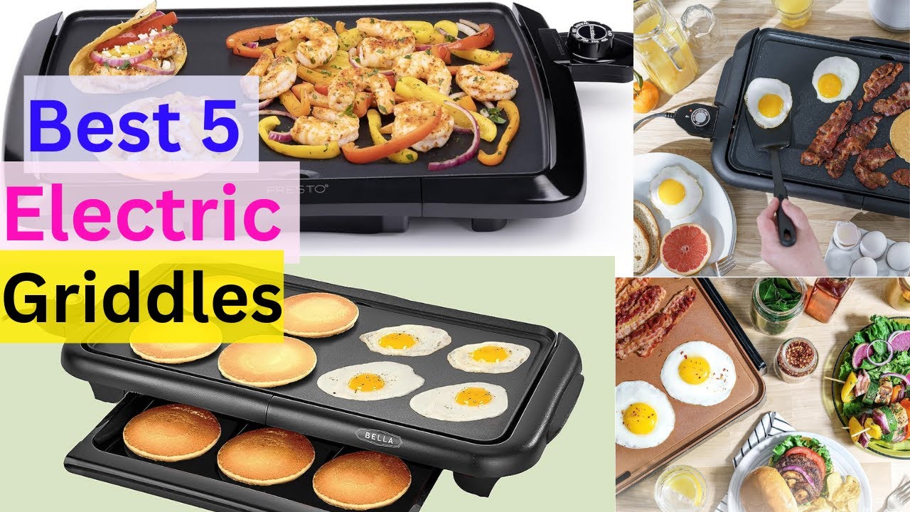 Best 5 Electric Griddles in 2024 | best electric griddles review
