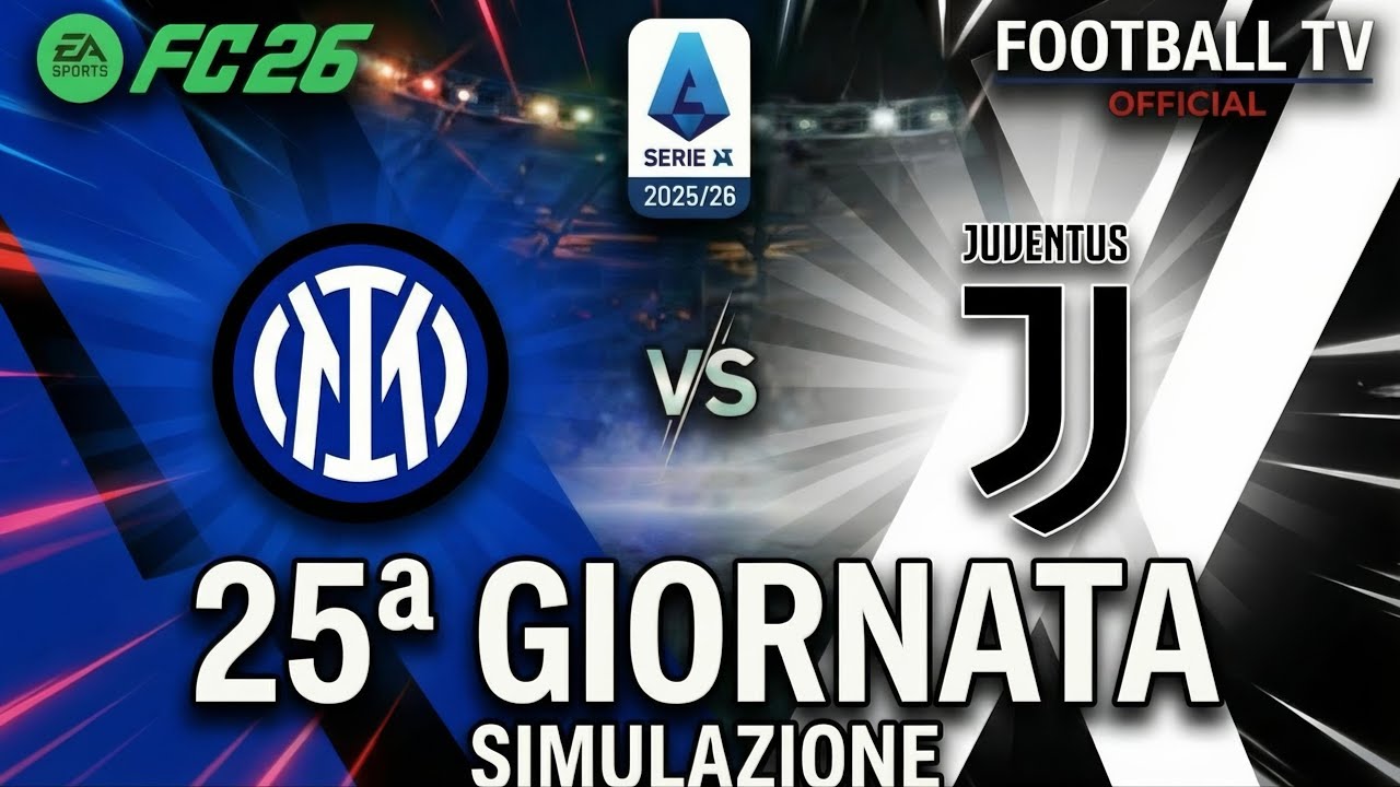 FC 26 Simulazione : Inter vs Juventus | Derby d’Italia da brividi!😱🔥