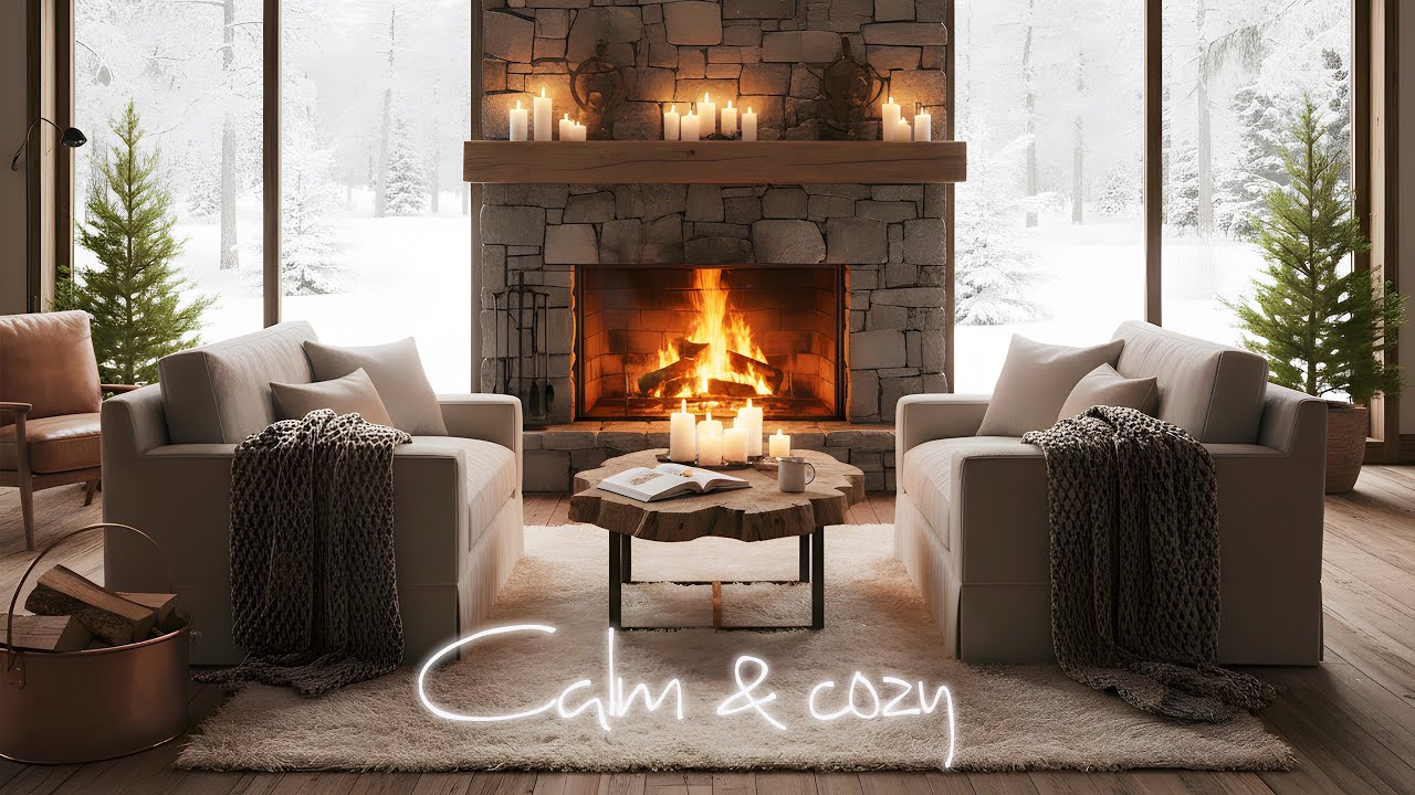 Cozy Cabin in the Forest 🌲 Relaxing Ambience