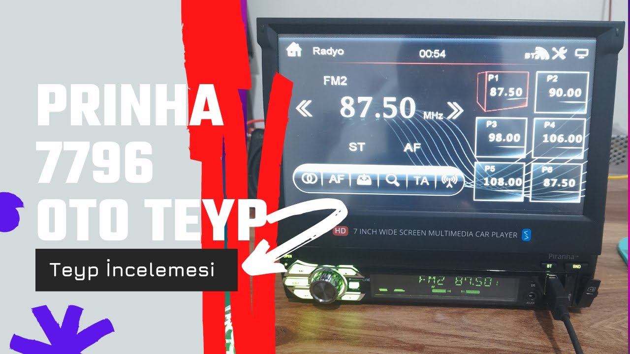 PRINHA 7796 OTO TEYP-TİTAN C İNCELEME #reklam