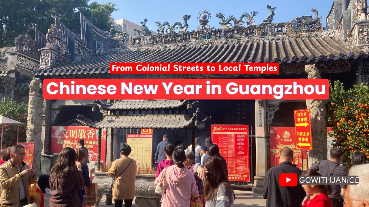 Exploring Guangzhou During Lunar New Year | Colonial Buildings & Living Traditions