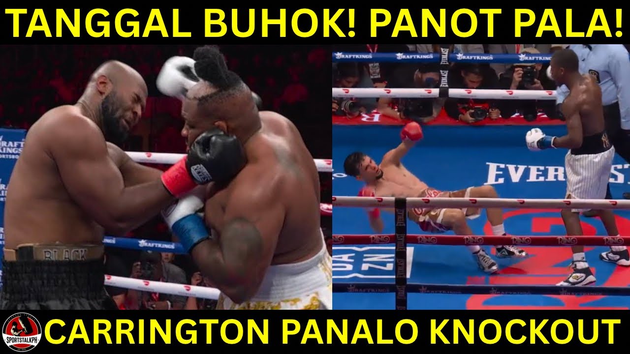 TANGGAL ang Buhok sa Laban! PANOT PALA! | Carrington PANALO KNOCKOUT! WBC Champion na!