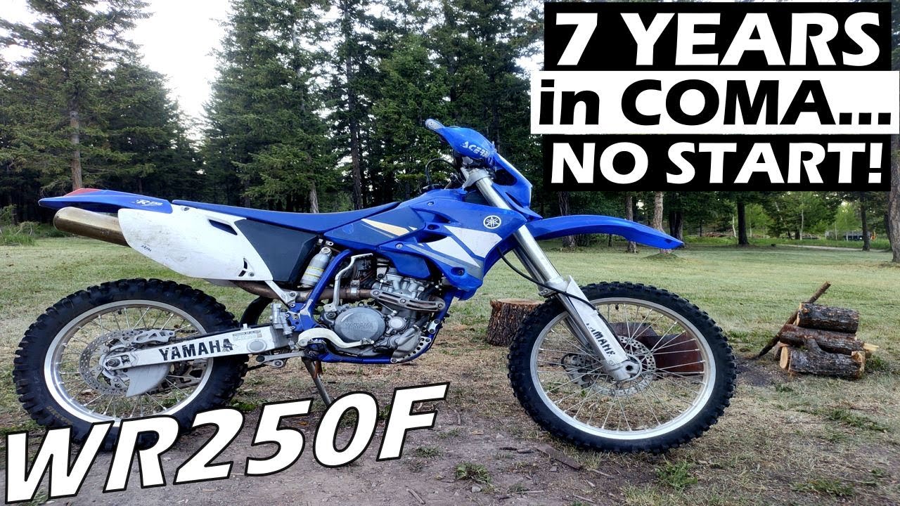 DIRT BIKE RESURRECTION OR HOW TO START MOTORCYCLE AFTER LONG STORAGE | YAMAHA WR250F