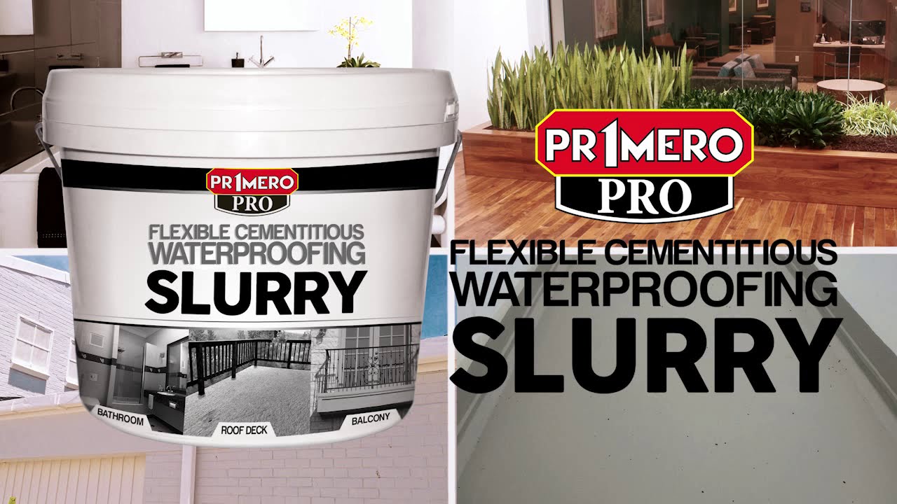 HOW TO USE PRIMERO WATERPROOFING SLURRY?
