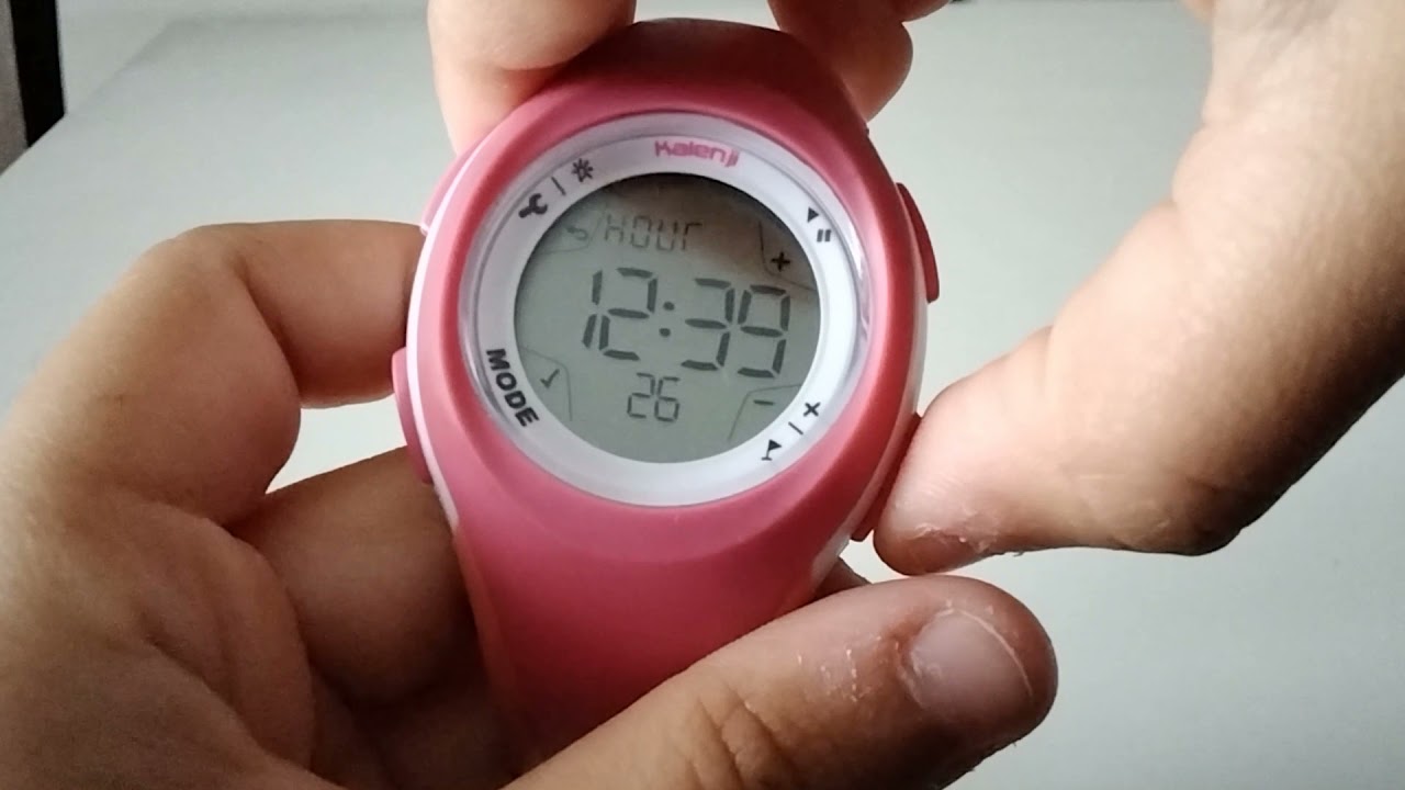 je vous montre comment régler les montres de décathlon