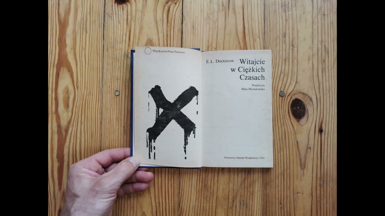 Czytam początki: Witajcie w Ciężkich Czasach - E. L. Doctorow / Bruno Kadyna
