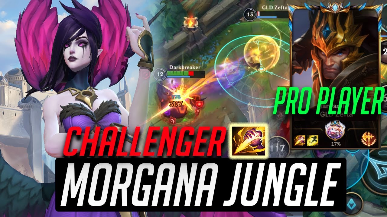 WILD RIFT CHALLENGER Morgana JUNGLE Gameplay Best Build & Runes