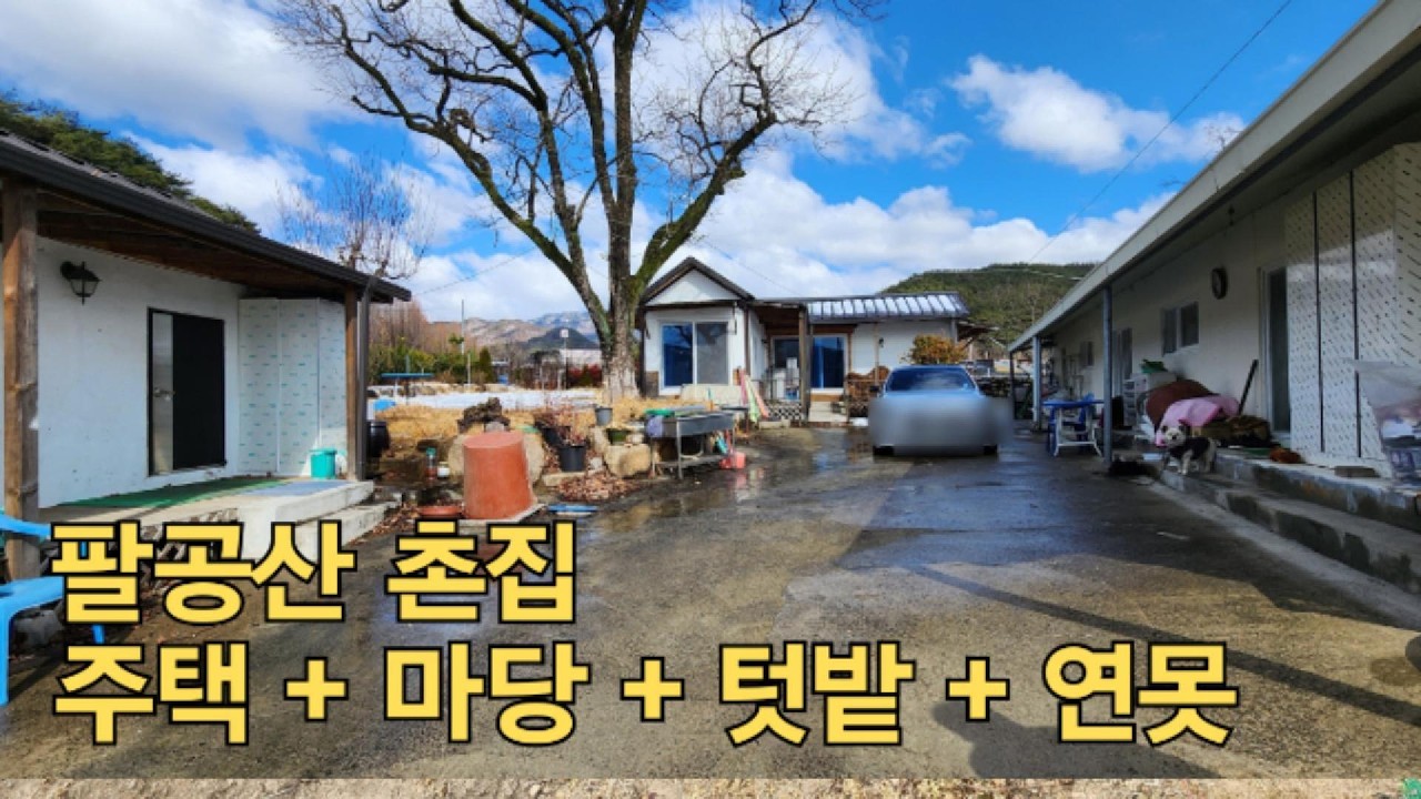 대구시 동구 미곡동 팔공산 촌집 마당 텃밭 있는 집,전원주택 매매