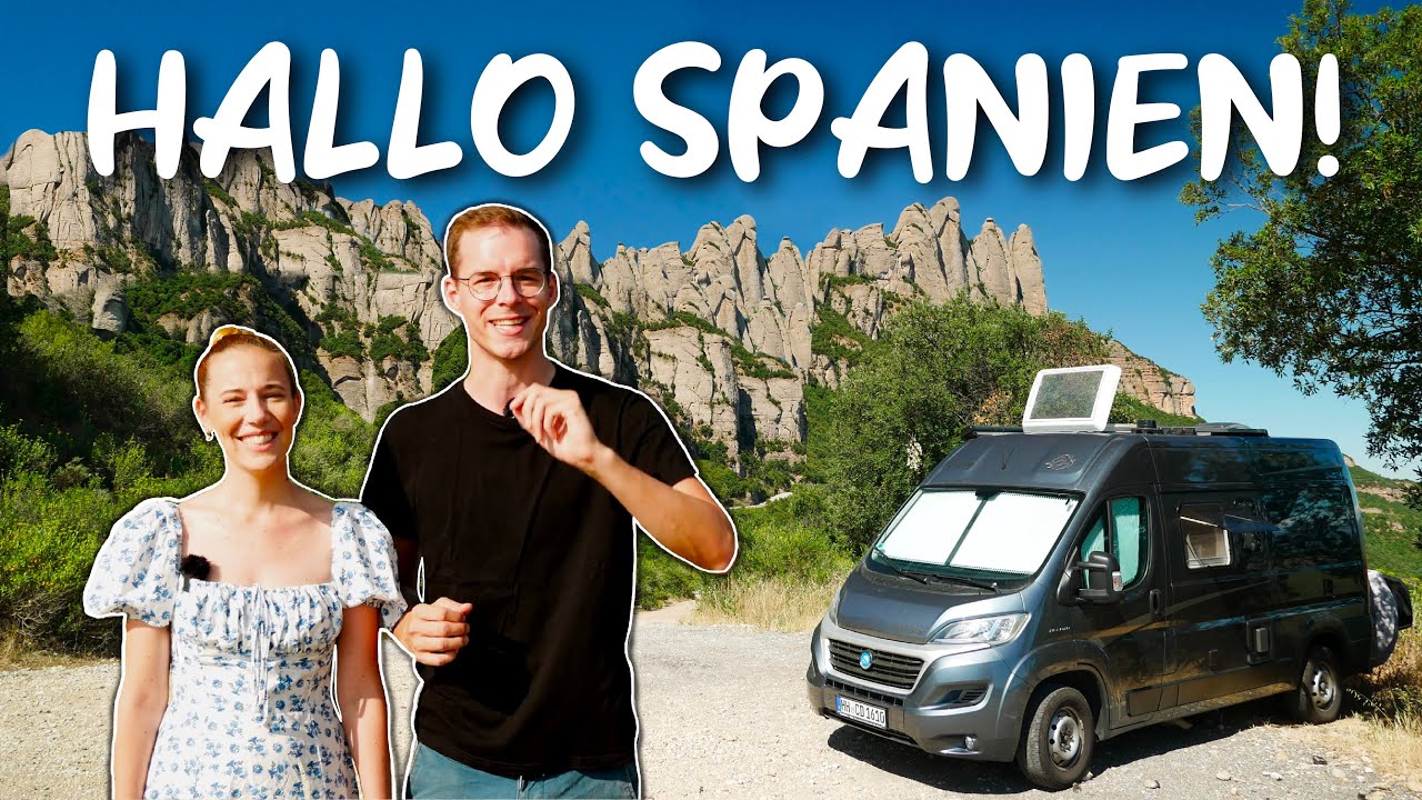 ROADTRIP SPANIEN - mit dem WOHNMOBIL in den SÜDEN - Carcassonne & Montserrat | VANLIFE SPANIEN