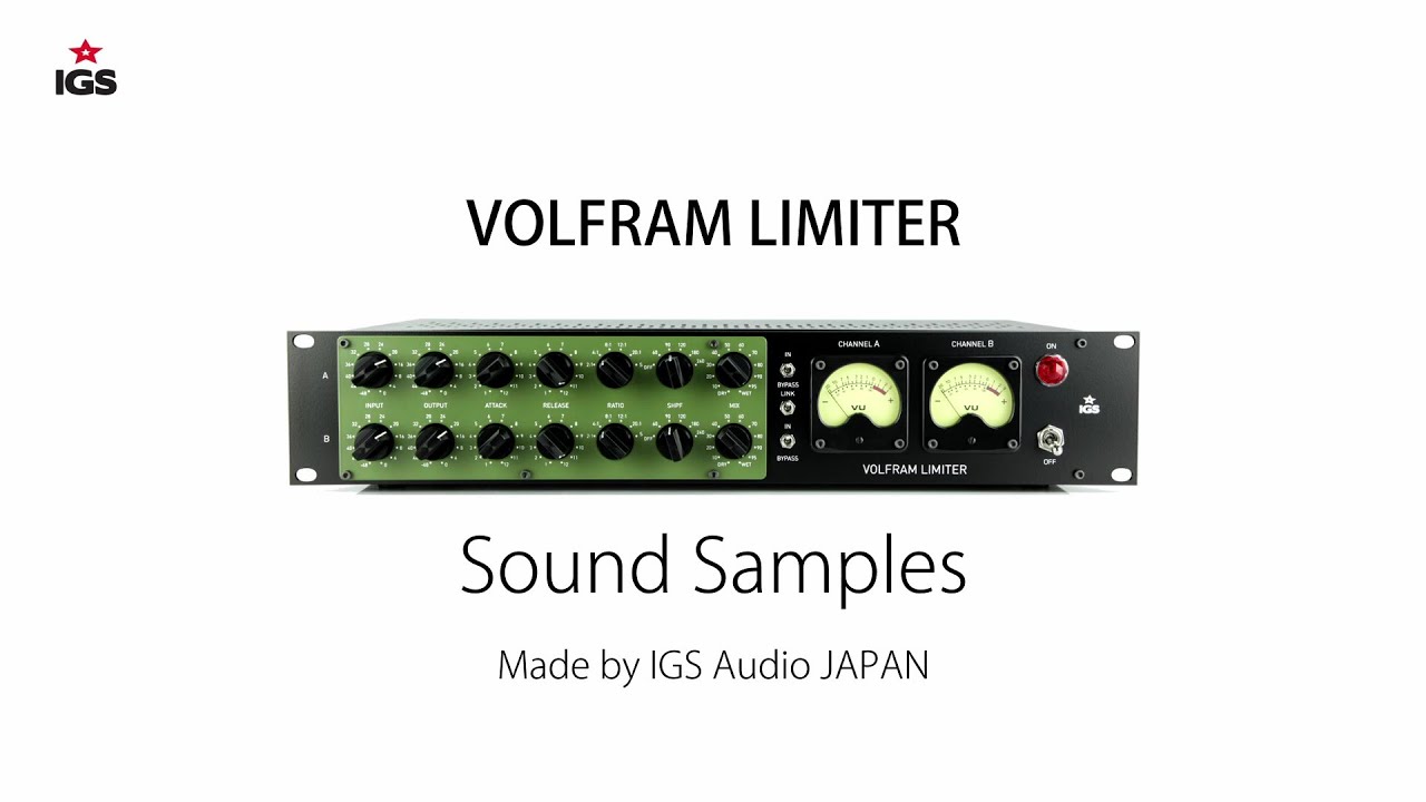IGS Audio Volfram Limiter Sound Samples