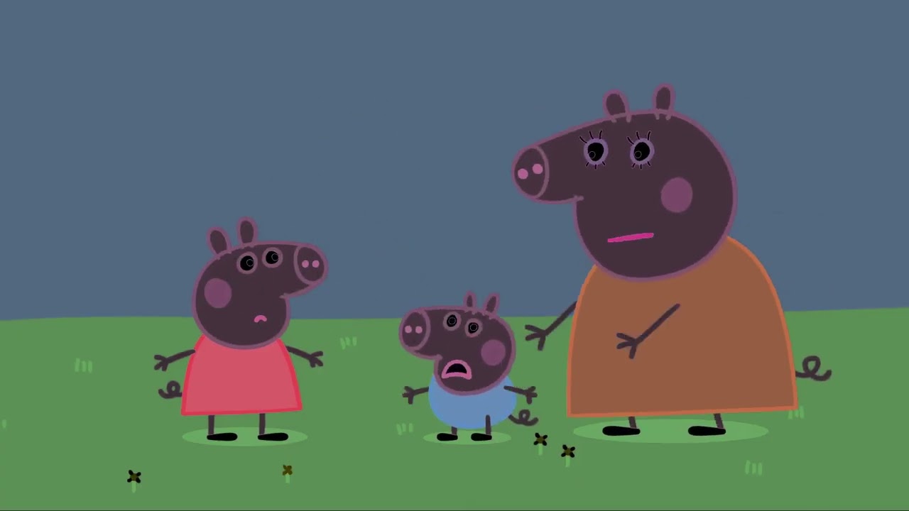 Peppa pig- She scared George W//Effects[Sponsored by  Klasky Csupo 2001]