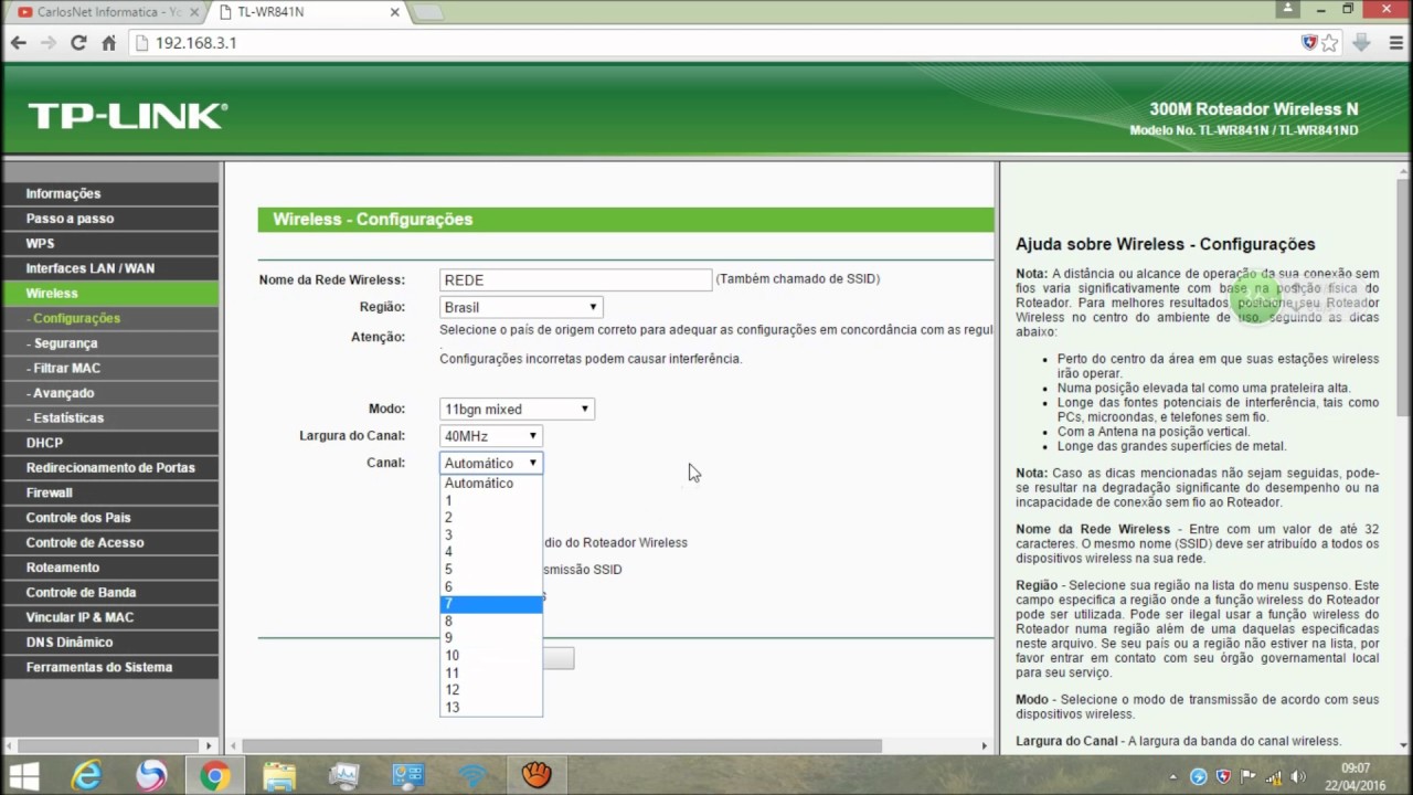 configurar roteador TP Link wr841n como cliente e Repetidor