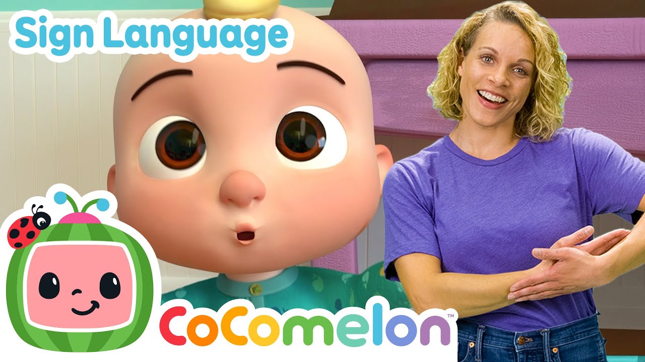 Peek A Boo | CoComelon with ASL | 🖐️ Sign Language for Babies 🖐️