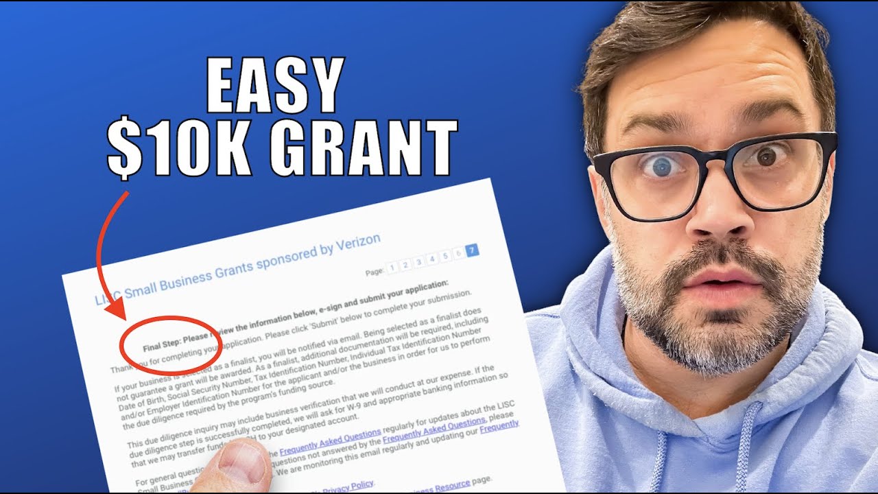Easy $10K Grant &mdash; How To Apply in Under 30 Minutes
