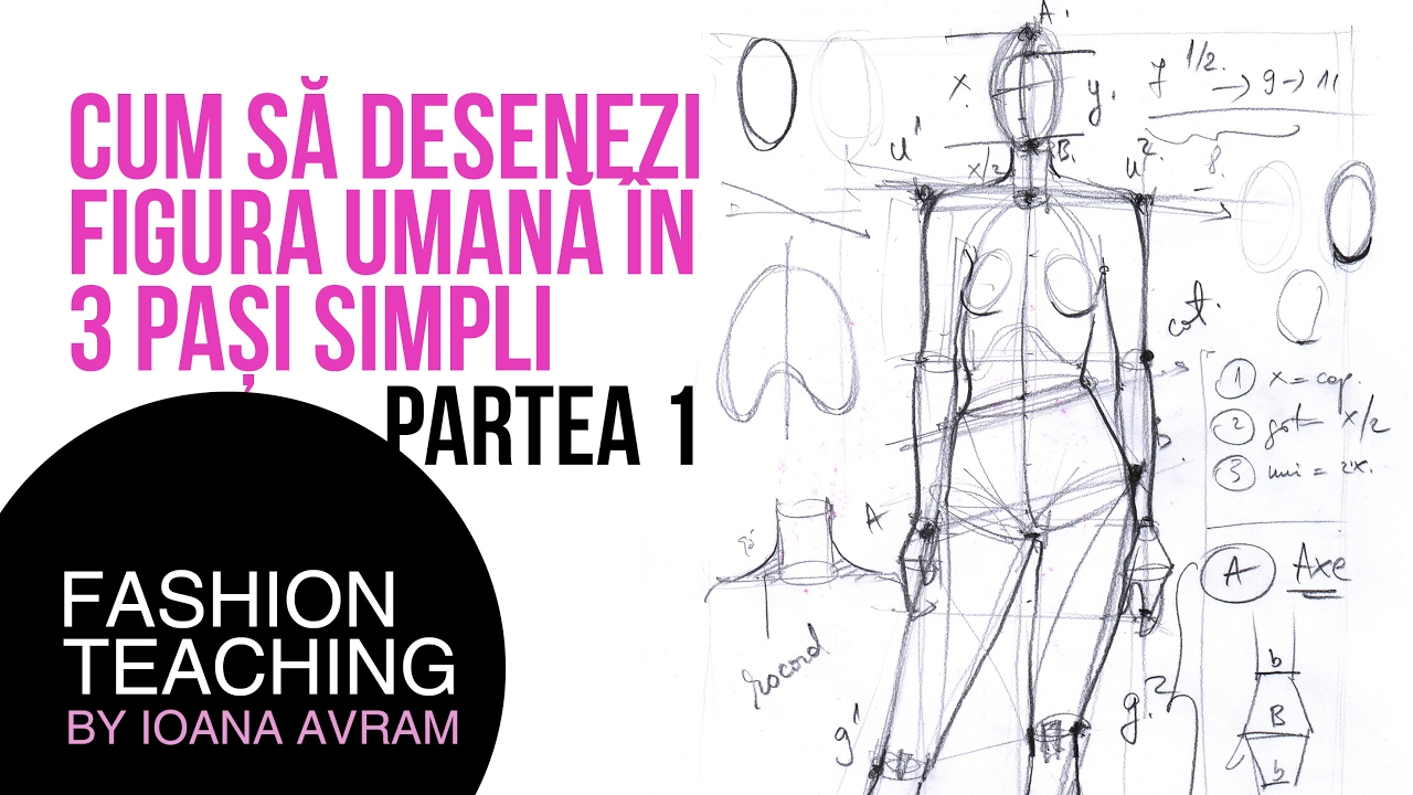 Cum sa desenezi figura umana in 3 pasi simpli_partea 1