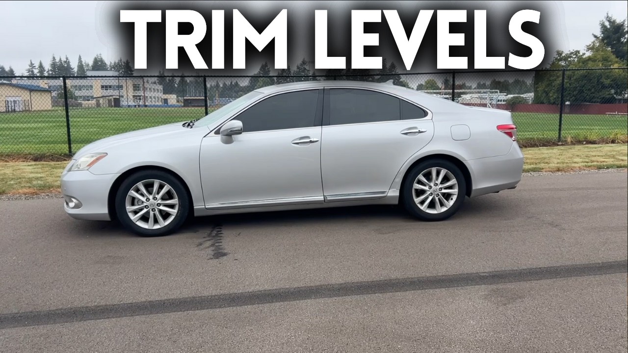 How can you tell what 5th gen Lexus ES350 trim level you have? (2007-2012)