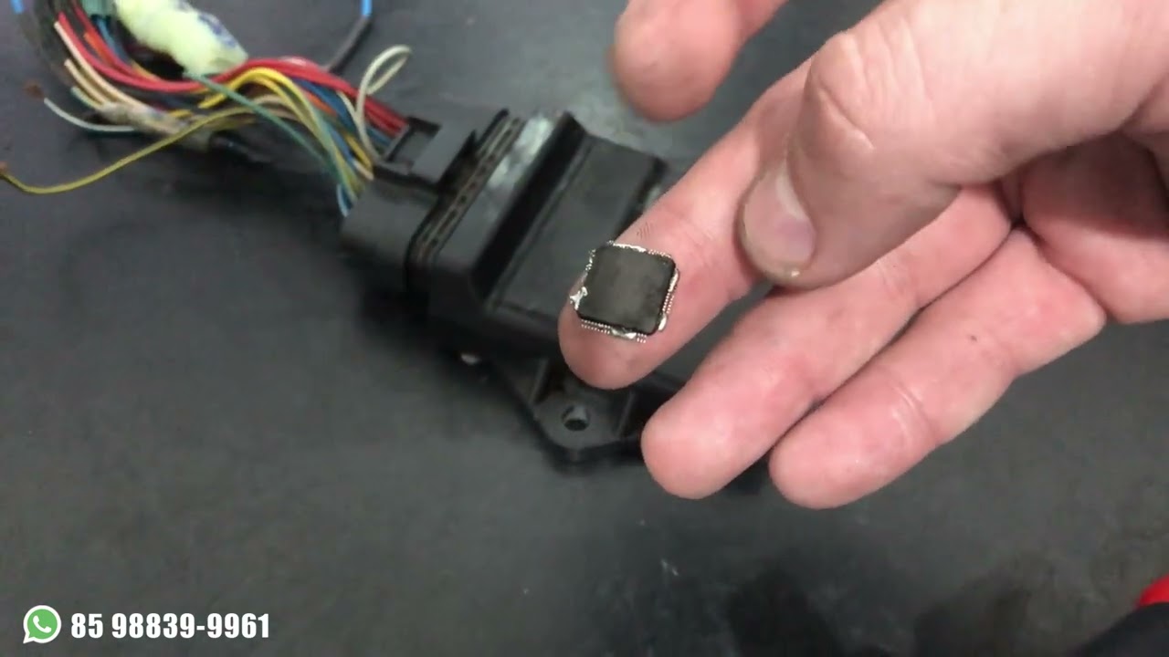 Modulo da XT660 com processador Queimado! Troca do processador teste em Bancada!