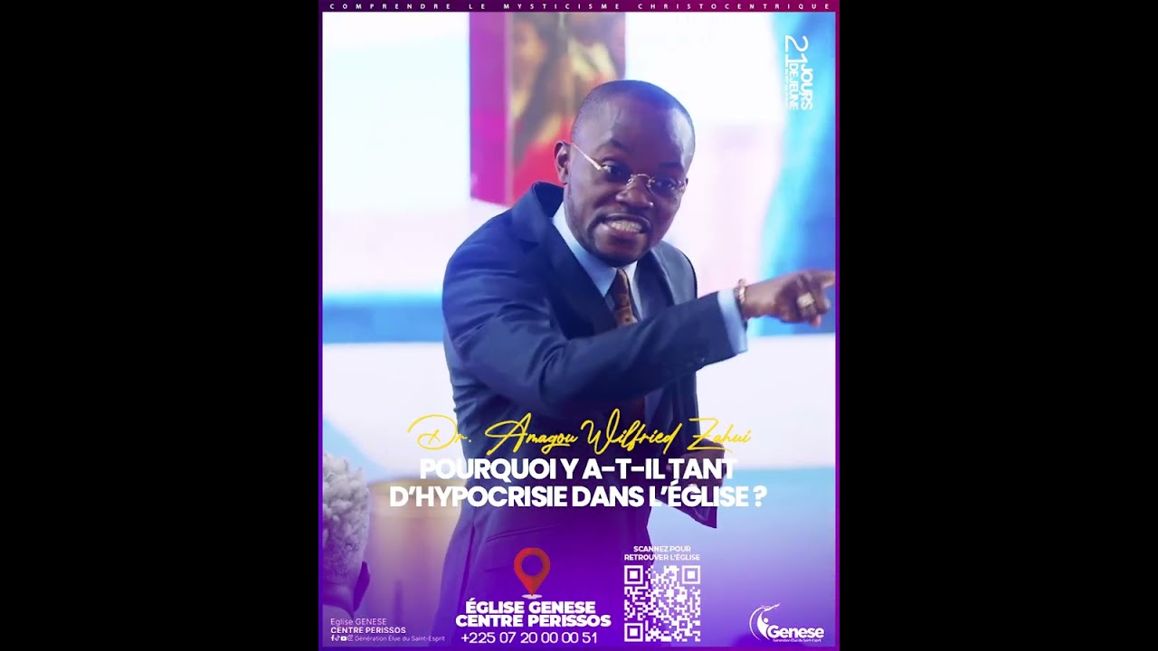 POURQUOI Y A-T-IL TANT D’HYPOCRISIE DANS L’ÉGLISE ?| PASTEUR WILFRIED ZAHUI