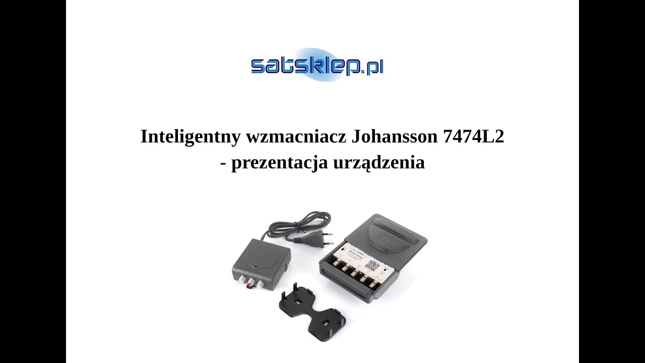 Inteligentny wzmacniacz Johansson 7474L2 - prezentacja urządzenia