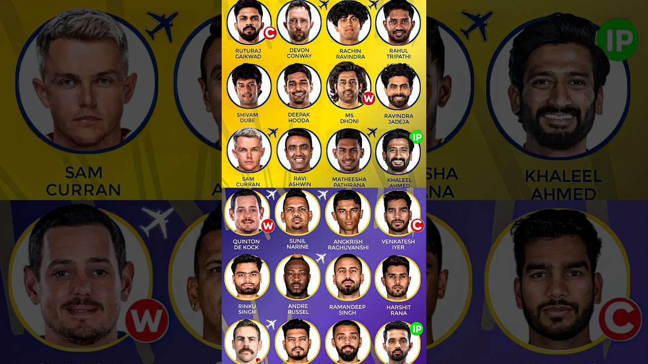 IPL 2025 Match 25: CSK vs KKR Playing 11 | Full Squad & Match Preview 🔥