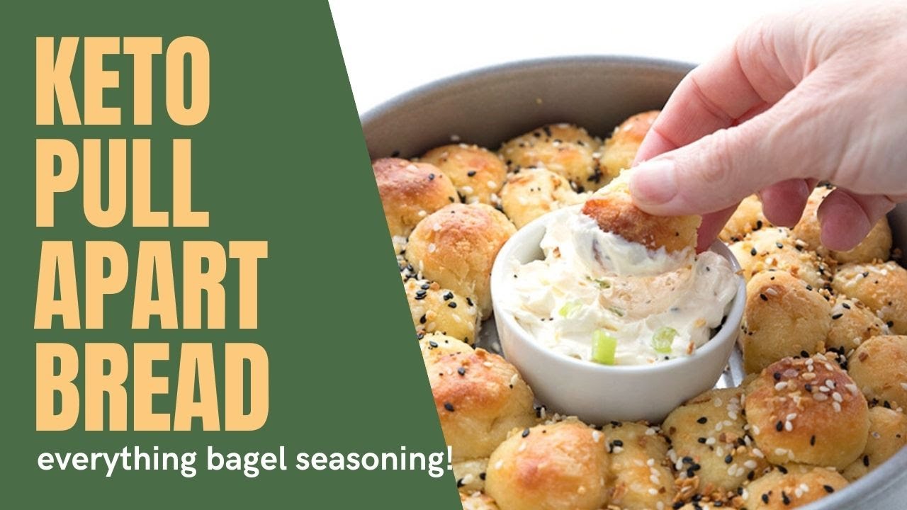 Keto Everything Bagel Pull Apart Bread