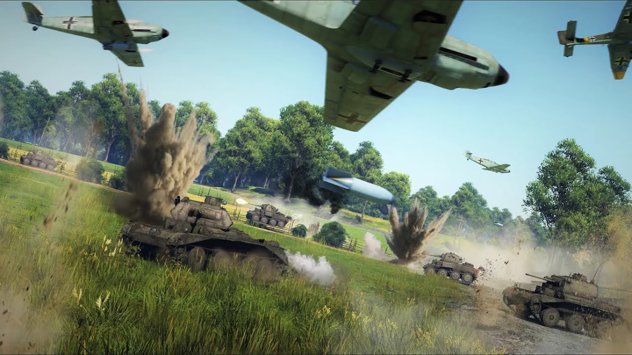 War Thunder! Онлайн аркадные бои на разных танках.