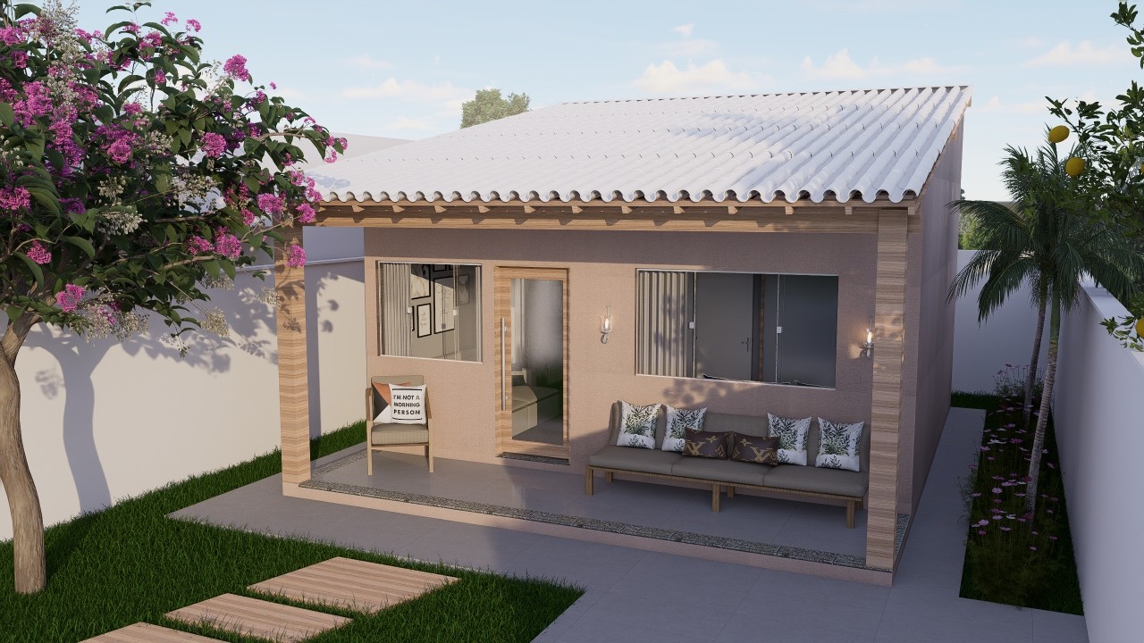 Casa pequena e aconchegante | BAIXO CUSTO |