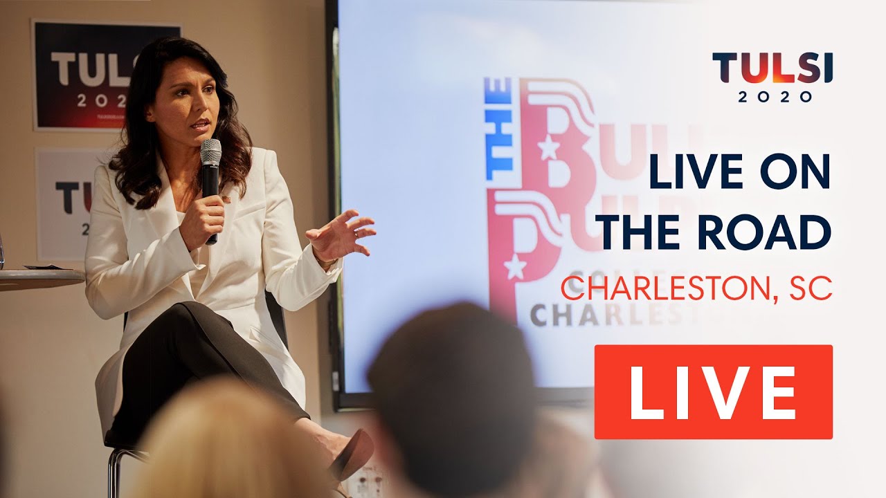 Tulsi Gabbard LIVE on the road - College of Charleston's Bully Pulpit Forum - Charleston, SC