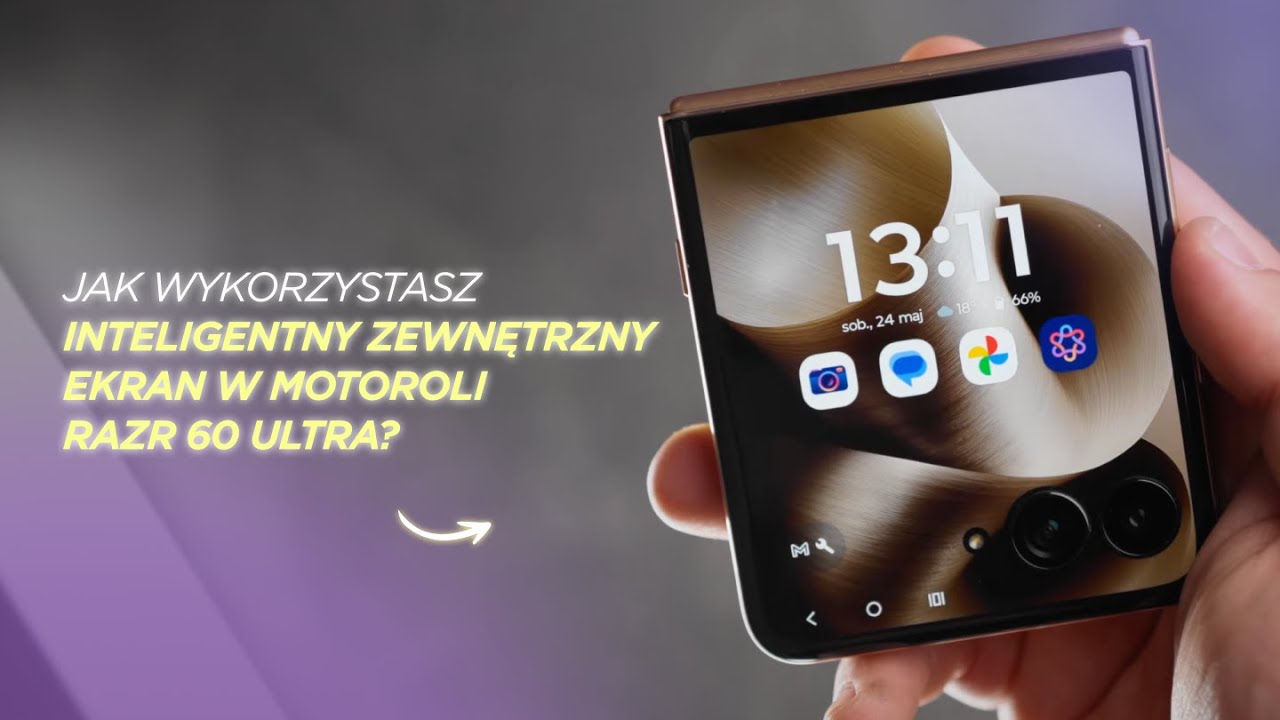 Inteligentny zewnętrzny ekran w razr 60 ultra