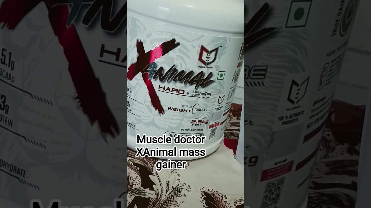 muscle doctor XAnimal mass gainer 