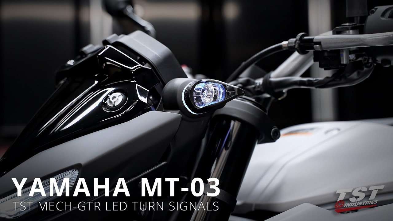 Как установить сигналы Mech-GTR на Yamaha MT-03 2020+ от TST Industries