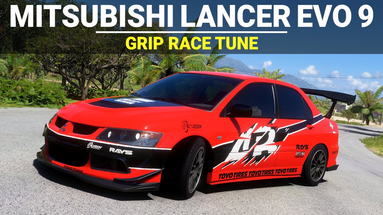 Forza Horizon 5 Tuning - Tokyo Drift Mitsubishi Lancer Evo 9 MR, FH5 Grip Race Tune & Gameplay