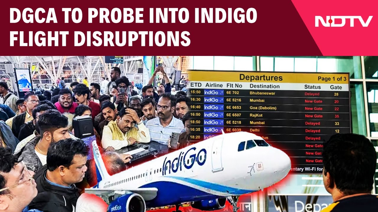 IndiGo Flight News Today | DGCA To Probe Into IndiGo Flight Disruptions, To Submit Report In 15 Days