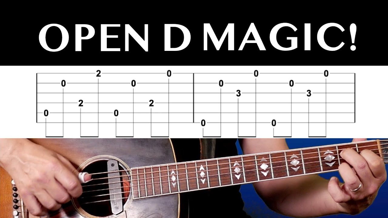 Beautiful Fingerpicking in Open D Tuning – Easy Patterns + TAB!