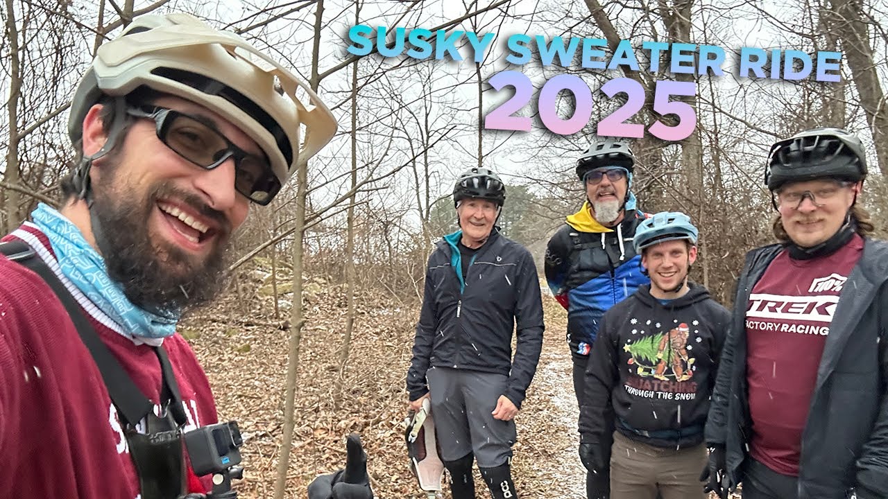 SUSKY SWEATER RIDE 2025 || Susquehanna State Park Mountain Biking