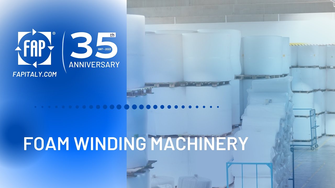 FOAM WINDING MACHINE START-UP