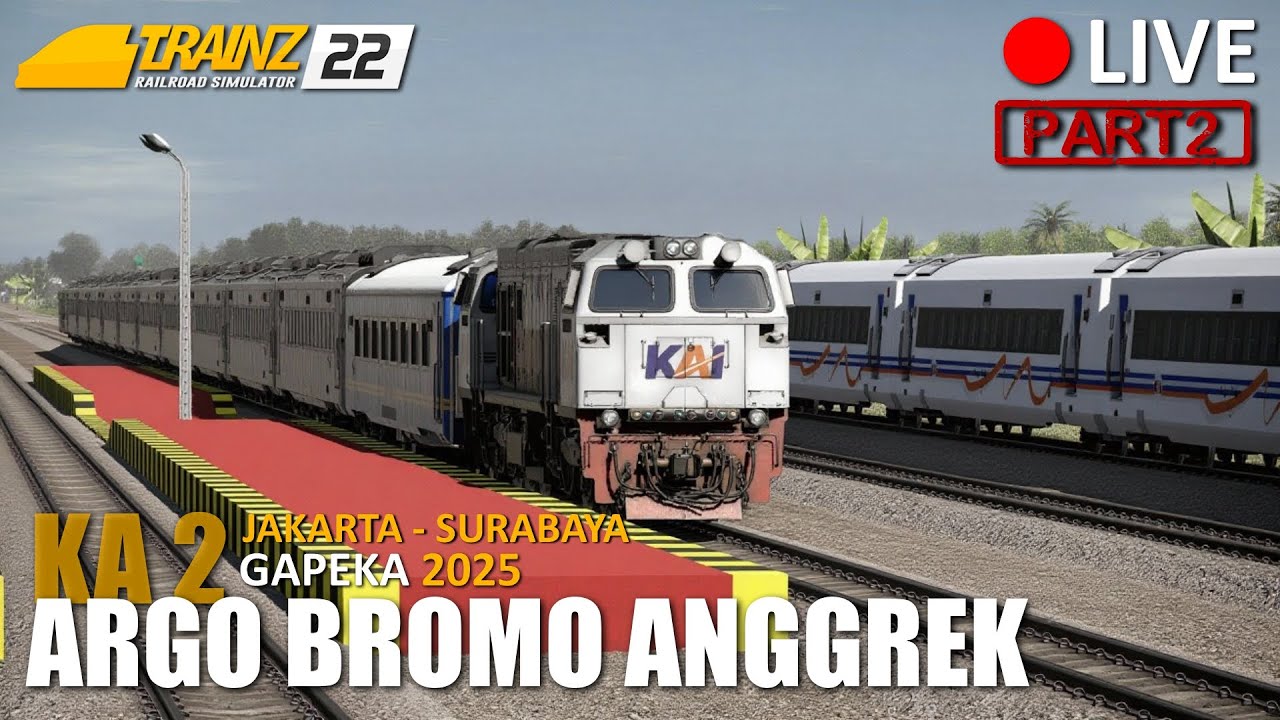 🔴 [LIVE] KERETA KU BABLAS TERUS! Dinas KA 2 Argo Bromo Anggrek (Part 2) | TRAINZ SIMULATOR INDONESIA
