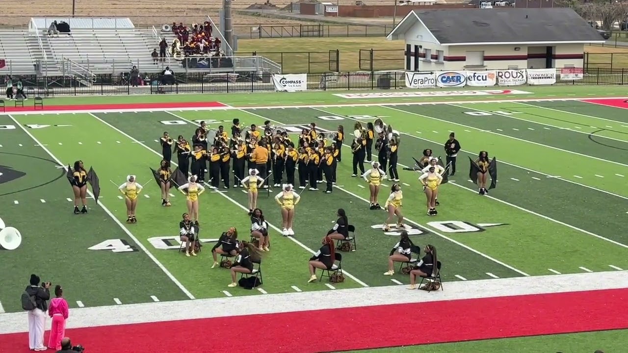 Rumble in the Jungle battle of the bands 2026. Donaldsonville vs Baker vs St.James