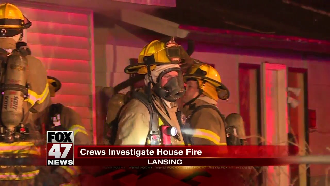 Crews respond to house fire in Lansing