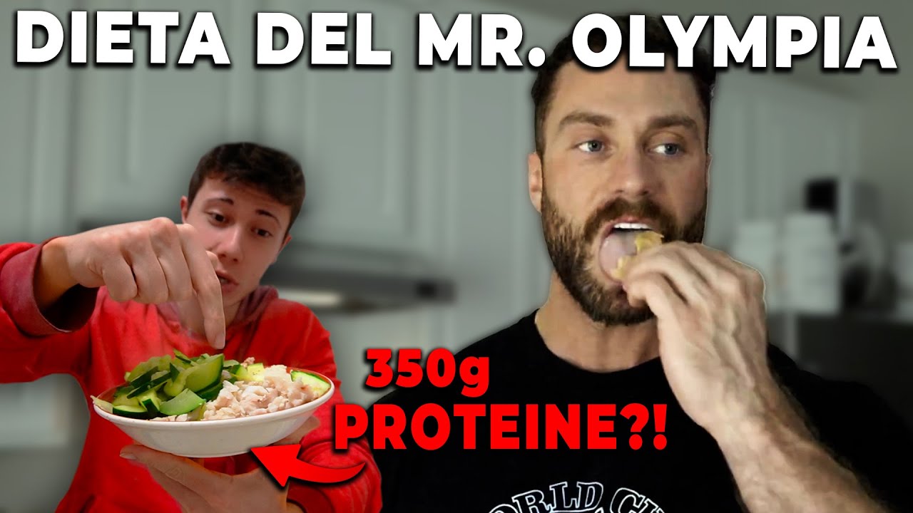 PROVO e ANALIZZO la DIETA 🥩 di CBUM in preparazione OLYMPIA